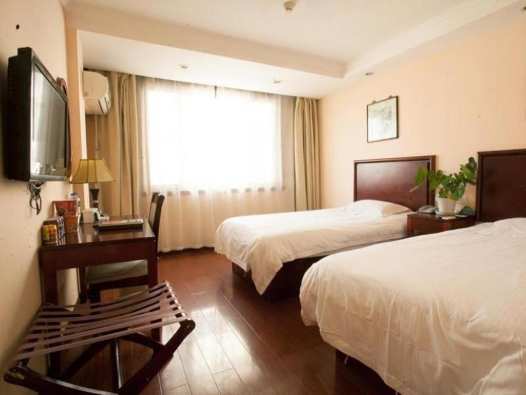 GreenTree Inn Suzhou Guanqian Yangyuxiang Metro Station Business Hotel Bagian luar foto